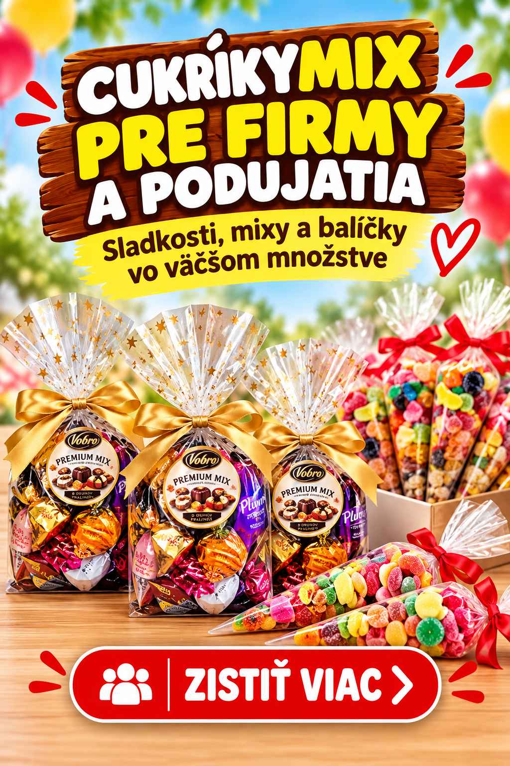 Cukríkymix pre firmy a podujatia