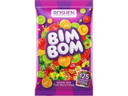 ROSHEN BIM-BOM plnené ovocné cukríky 1 kg