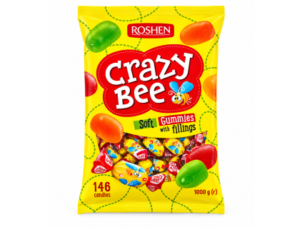 ROSHEN Crazy Bee Fruity ovocné cukríky 1 kg