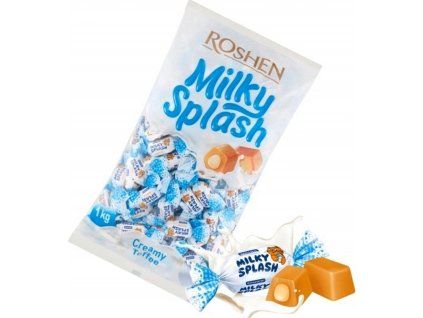 ROSHEN Milky Splash mliečne karamelky 1 kg