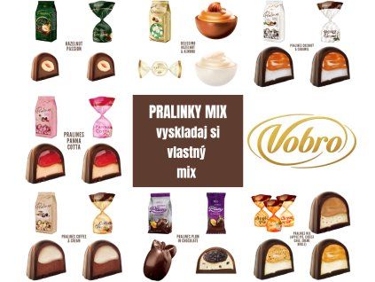Pralinky mix Vobro – vyskladajte si vlastný mix praliniek