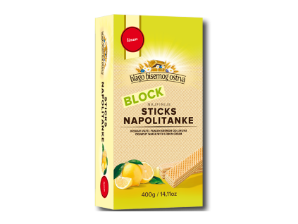sticks wafers 400g limun
