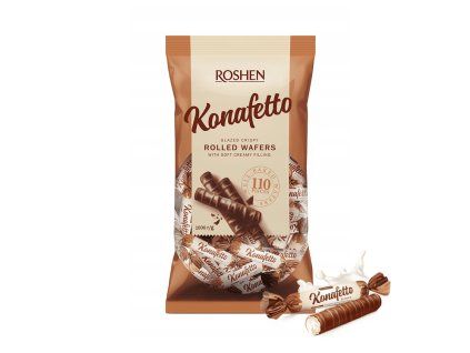 ROSHEN Konafetto Bianco mliečne trubičky 1 kg