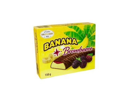 Hauswirth Banány v čokoláde s černicovou náplňou 150 g