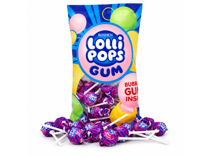 Lízanky Lollipops gum cola (Roshen) 920g