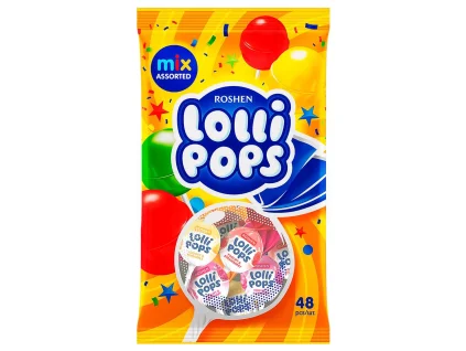 Lízanky Lollipops jogurtové 920 g (ROSHEN)