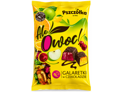 Balenie Pszczółka Ale Owoc! ovocných želé cukríkov v čokoláde
