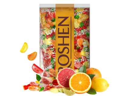 ROSHEN Citrus Mix tvrdé citrusové cukríky 1 kg