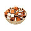 Miska s oranžovo-bielymi cukríkmi Orange White Sandwich